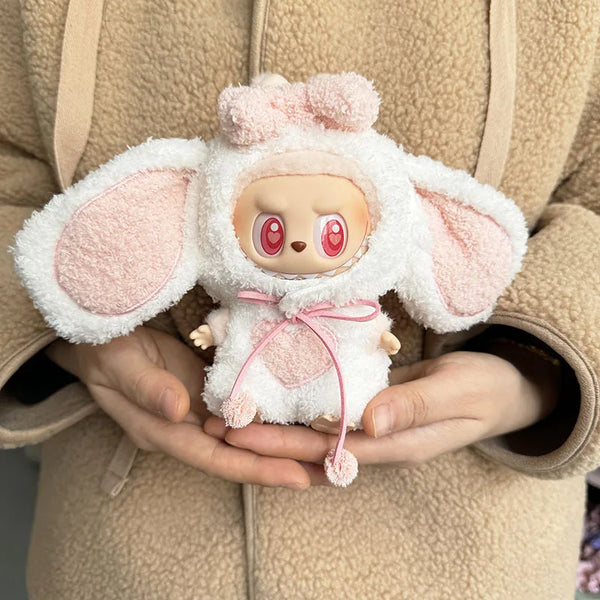 Handmade Labubu Kawaii Bunny Overalls Outfit