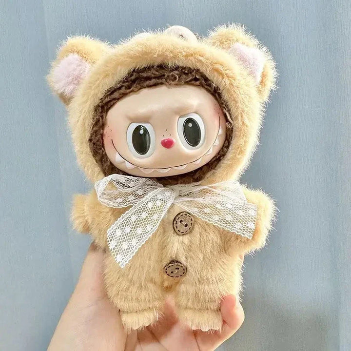 kawaiies-softtoys-plushies-kawaii-plush-Handmade Bear Costume Labubu Outfit 