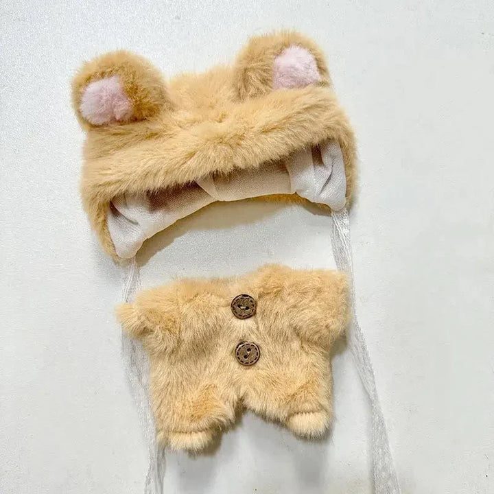 kawaiies-softtoys-plushies-kawaii-plush-Handmade Bear Costume Labubu Outfit 