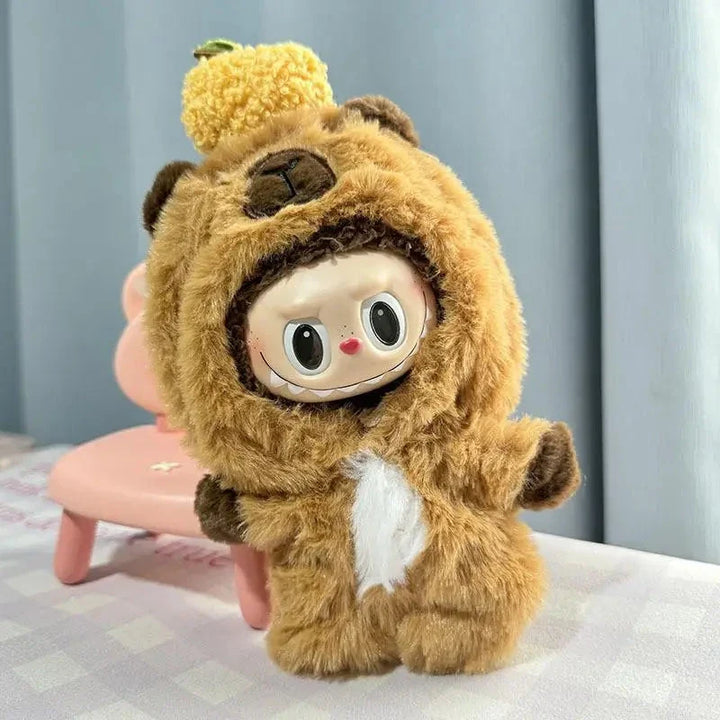 kawaiies-softtoys-plushies-kawaii-plush-Handmade Labubu Capybara Onesie Outfit Accessories 